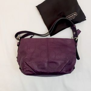 Coach Perforated Leather Duffle